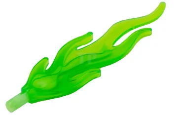 LEGO Wave Rounded Large (Flame) with Marbled Glow in Dark White…