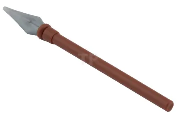 LEGO Minifig, Weapon Pike / Spear Elaborate with Pearl Light Gray…