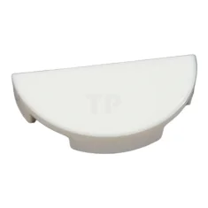 LEGO Tegel 1 x 2 Rond, Half