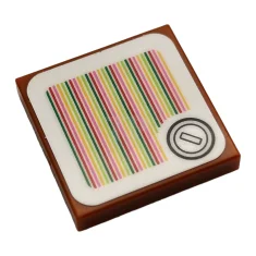 LEGO Piastrelle 2 x 2 con codice scanner Super Mario