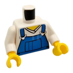 LEGO Torso (compleet) met Overalls Patroon