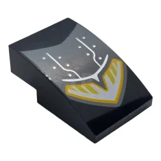 LEGO Slope 3 x 2 Curved with Motorcycle Headlight Pattern