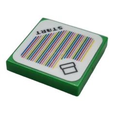 LEGO Piastrelle 2 x 2 con codice scanner Super Mario