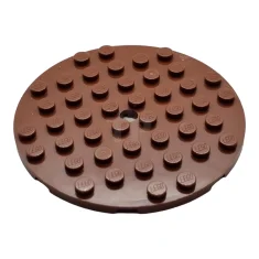 LEGO Plate 8 x 8 Round with Hole