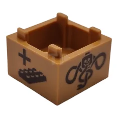 LEGO Container, Box 2 x 2 x 1 - Top Opening…