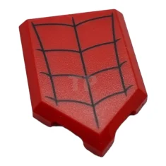 LEGO Tile 2 x 3 Pentagonal with Spider Web Pattern