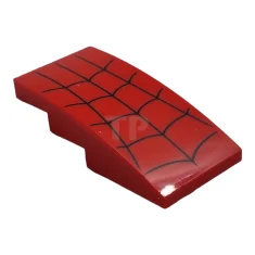 LEGO Pendenza curvo 4 x 2 con motivo a ragnatela