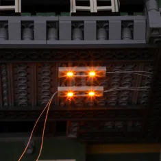 LEGO 1x4 building Blocks LED lights "Four-In-One" Yellow
