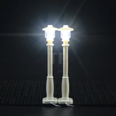 LEGO 2 Lampes de rue avec connecteur USB (blanc brillant)