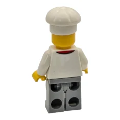 LEGO Baker (Chef) - White Torso with 8 Buttons, No Wrinkles…