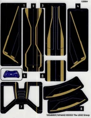 LEGO Sticker for Set 76211