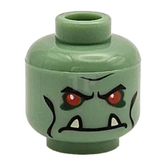 LEGO Kopf Minifigur mit Alien-Muster