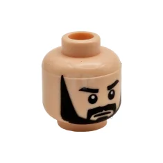 LEGO Minifig de cabeza con barba completa