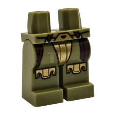 LEGO Benen Minifiguur met pantser en kniebeschermers Patroon