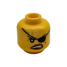 LEGO Minifig Cabeza con diseño de parche ocular
