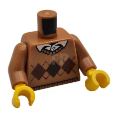 LEGO Torso (complete) with Argyle Sweater Pattern