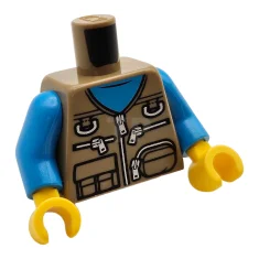 LEGO Torso (completo) con modello di salopette