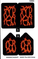 LEGO Autocollant pour l'ensemble 71782