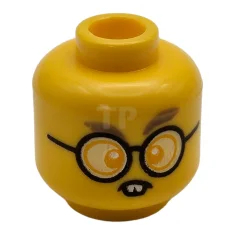LEGO Kopf Minifigur mit Brille (doppelseitig)