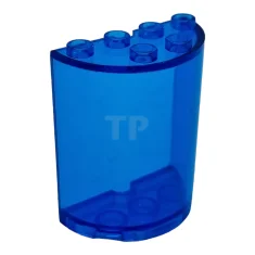 LEGO Mitad de cilindro 2 x 4 x 4