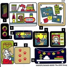 LEGO Autocollant pour l'ensemble 41755