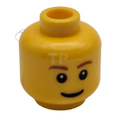 LEGO Kopf Minifigur mit Augenbrauen-Muster