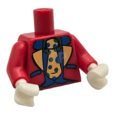 LEGO Torso (complete) with Clown Suit Pattern