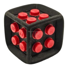 LEGO Die Cube with Rubber Frame and Red 2 x 2…