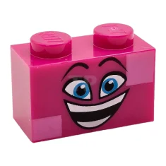 LEGO Brick 1 x 2 with Face Pattern (Queen Watevra Wa'Nabi)