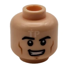 LEGO Tête de figurine avec sourire en coin / motif de…