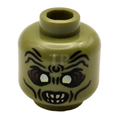 LEGO Kopf-Minifigur mit Zombie-Muster (beidseitig - Moria Orc)