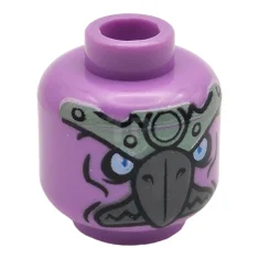 LEGO Kopf Minifigur mit Alien Chima Vulture