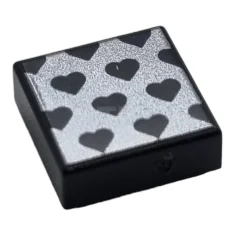 LEGO Fliese 1 x 1 mit Herzchen-Muster