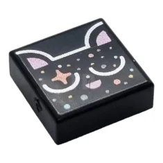 LEGO Fliese 1 x 1 mit Katzenkopf-Muster