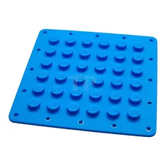 LEGO Plate, Modified 6 x 6 Flexible Rubber with Stitching Holes