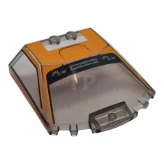 LEGO Windscreen 6 x 6 x 1 1/3 with 'LM' and…