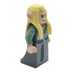 LEGO Elfo di Rivendell - Femmina, veste grigio-bluastro scuro