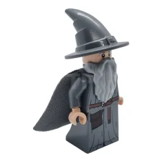 LEGO Gandalf le Gris - Chapeau de sorcier, robe, cape spongieuse