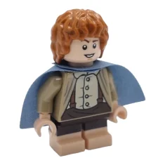 LEGO Samwise Gamgee (Sam) - Cape bleu sable, pieds nougat clair