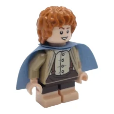 LEGO Samwise Gamgee (Sam) - Cape bleu sable, pieds nougat clair