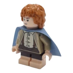 LEGO Samwise Gamgee (Sam) - Cape bleu sable, pieds nougat clair