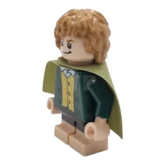 LEGO Meriadoc Brandybuck (Merry) - Cheveux nougat moyen, pieds nougat clair