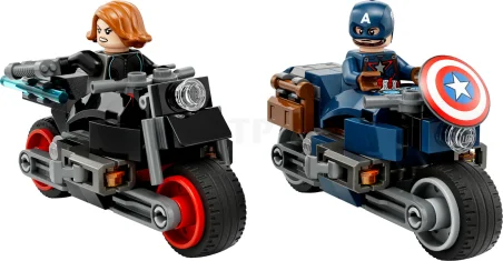 LEGO Black Widow & Captain America Motorcycles