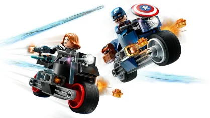 LEGO Black Widow & Captain America Motorcycles