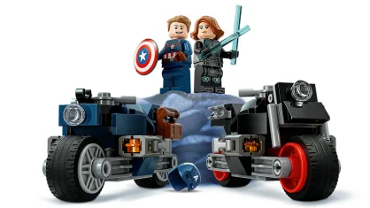 LEGO Black Widow & Captain America Motorcycles