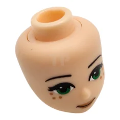 LEGO Head Mini Doll with Freckles Pattern