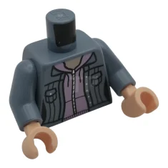LEGO Torso (complete) with Jacket and Hoodie Pattern