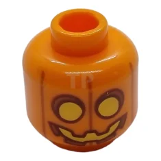 LEGO Kopf Minifigur mit Kürbis Jack O' Lantern-Muster