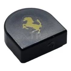 LEGO Tile 1 x 1 Half Circle with Horse Pattern (Ferrari…