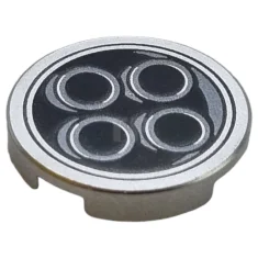 LEGO Tile 2 x 2 Round with Bottom O and Circles…